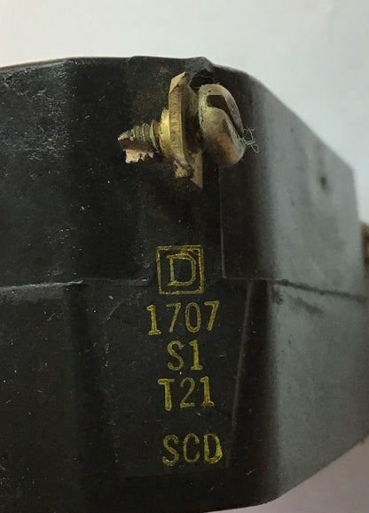 SQUARE D 1707-S1-T21 MAGNET COIL  120V 60HZ/ 110V 50HZ