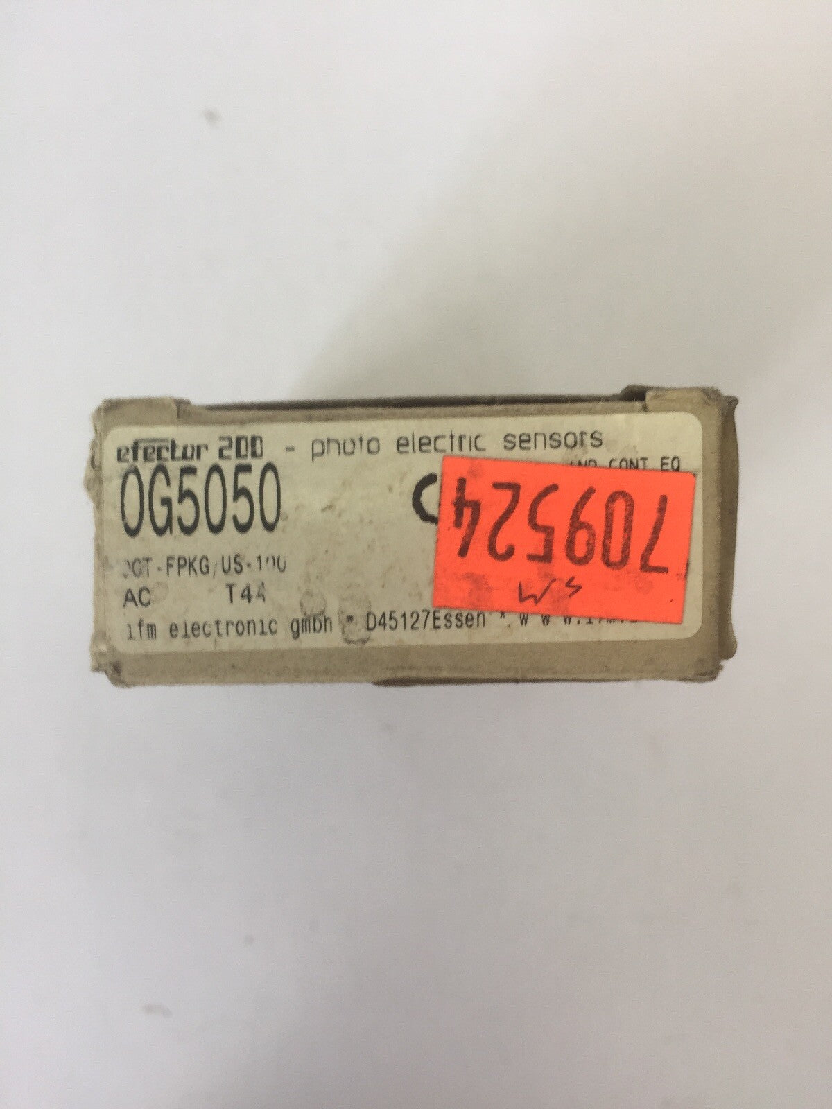 IFM EFECTOR OG5050 PHOTO ELECTRIC SENSOR 10...36VDC