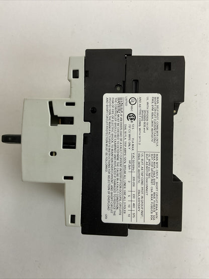 SIEMENS 3RV2021-1KA10 9-12,5A CIRCUIT BREAKER
