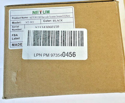 NETUM NT-M3 USB BARCODE SCANNER W/BASE STAND***LOTOF7***