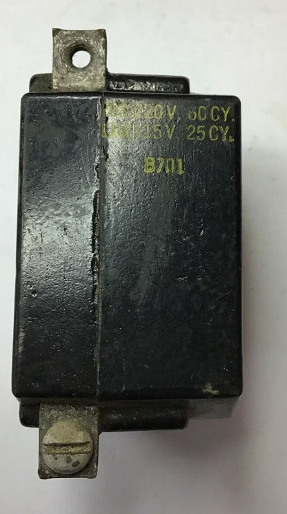SQUARE D A2936 S1 C29B COIL 110-115V 25CY 208-220V 60CY ***LOTOF7***