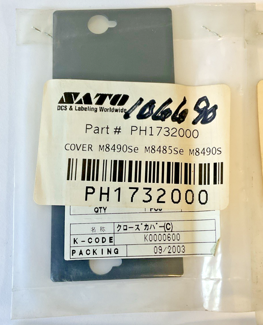 SATO PH1732000 CLOSE COVER M8490SE M8485SE M8490S***LOTOF4***