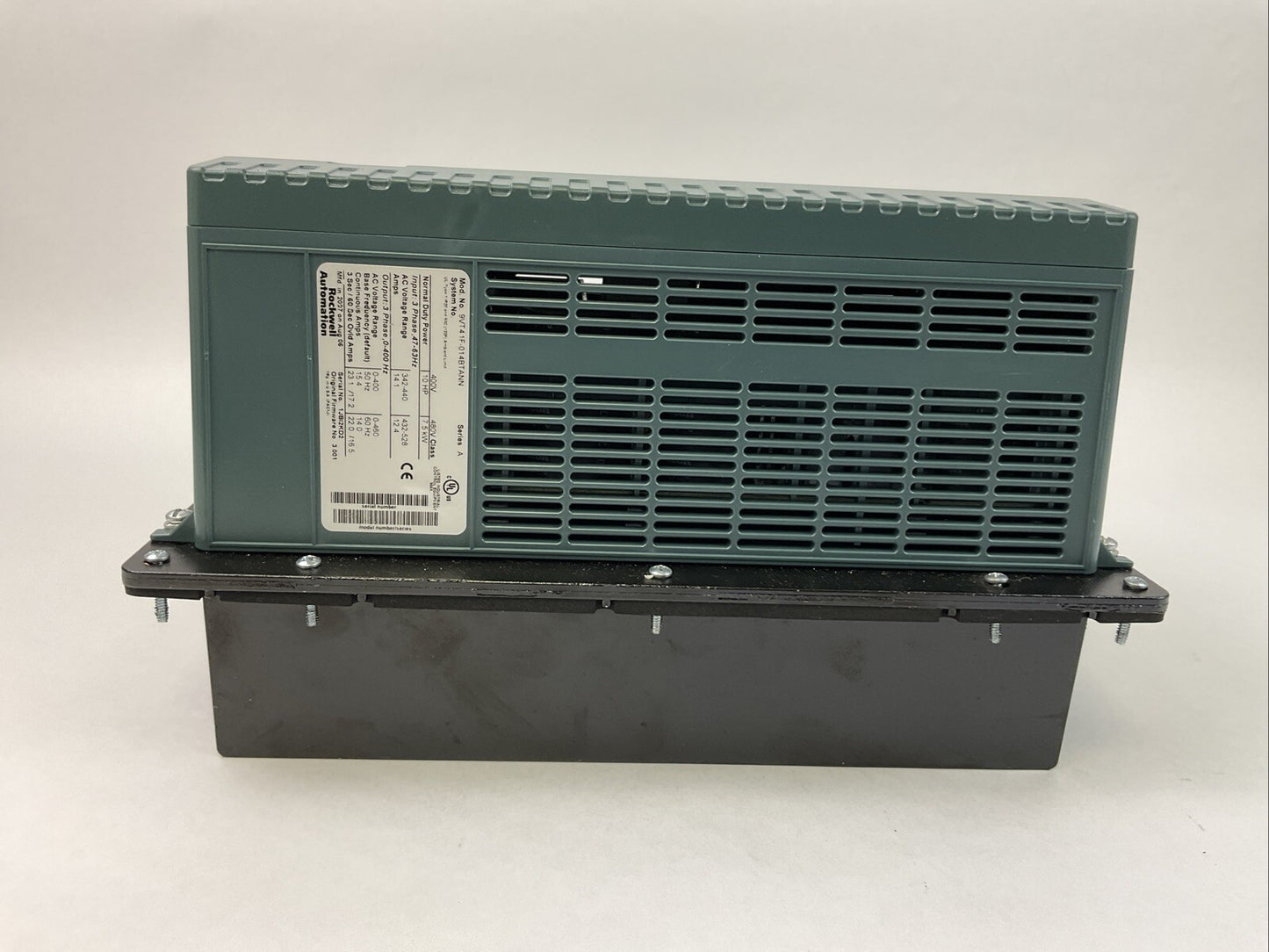 ROCKWELL AUTOMATION 9VT41F-014BTANN AC DRIVE SER A 400V 10HP FIRMWARE NO 3.001
