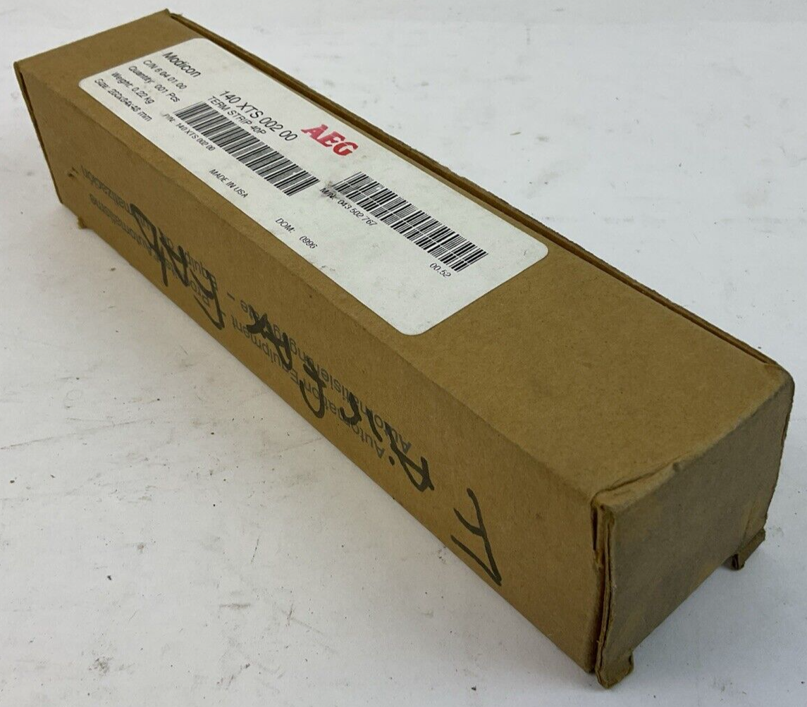 AEG MODICON 140 XTS 002 00 TERM STRIP 40P