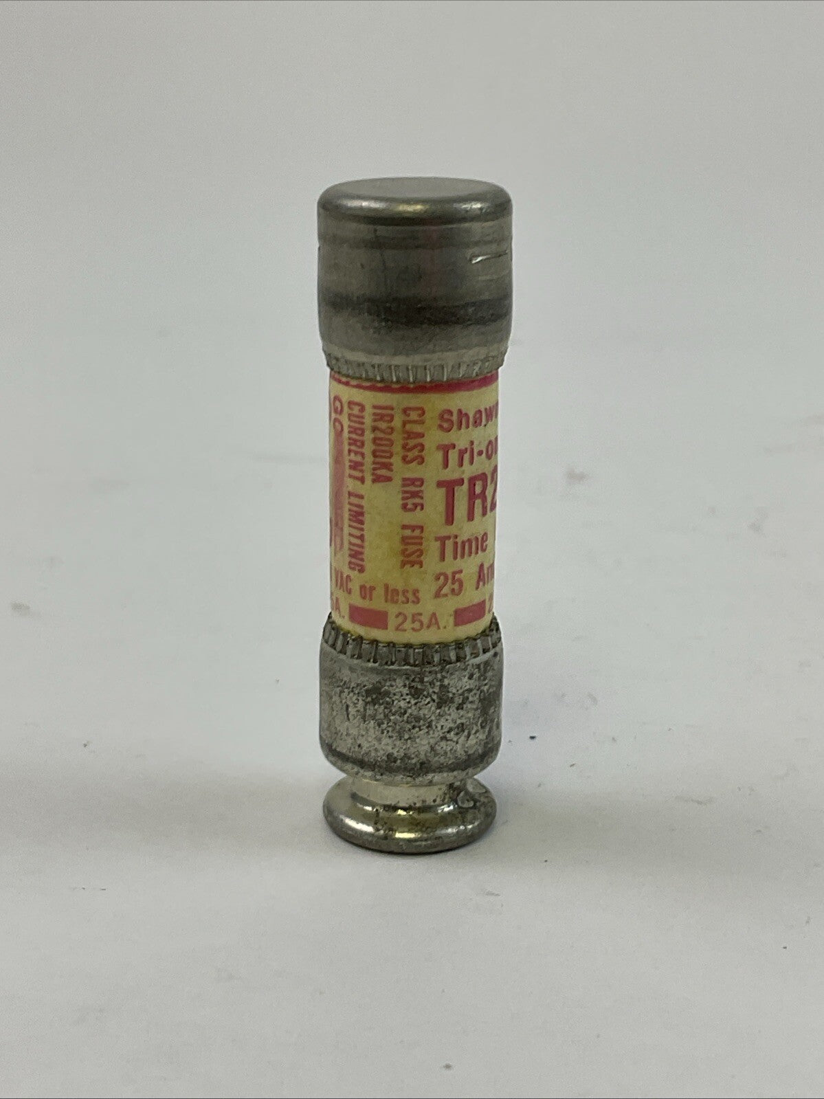 SHAWMUT TR25R TRI-ONIC TIME DELAY CLASS RK5 FUSE 25AMP 250VAC (LOT OF 12)