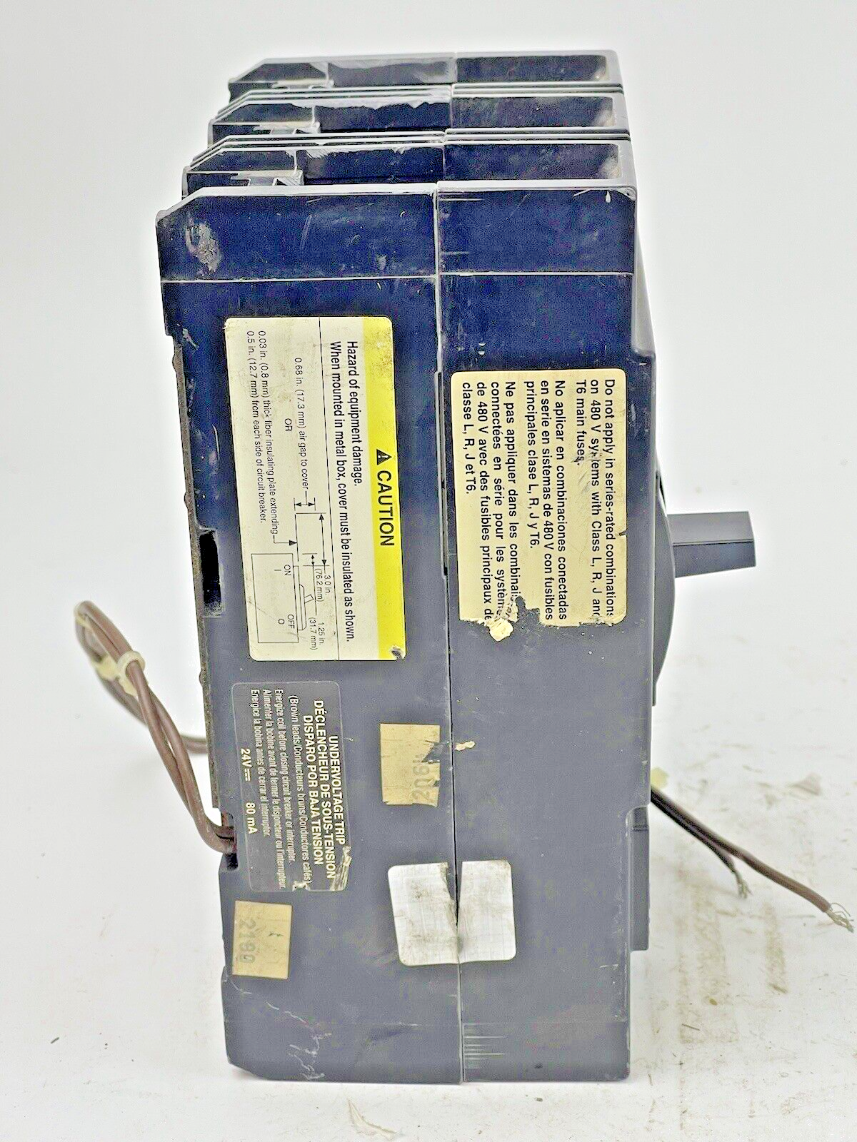 SQUARE D - KAP361756154 - MAGNETIC CIRCUIT BREAKER - 175 AMP, 3 POLE, 600 VAC