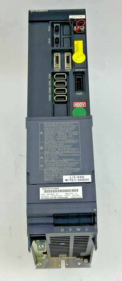 MITSUBISHI MDS-DH-V2-8040 SERVO DRIVE 2.0KW 8.9A 240HZ H/W VER.H 456V