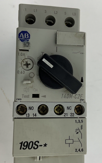ALLEN BRADLEY 190S-AND2-CB10C COMBONATION STARTER SER.A