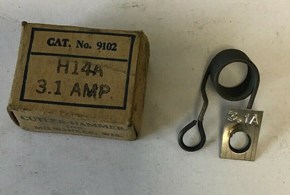CUTLER HAMMER 9102 H14A 3.1AMP HEATER****LOTOF4****