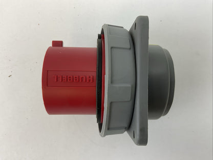 HUBBELL HBL530B7W FLANGED INLET WATERTIGHT PIN & SLEEVE 30A 277/480VAC 3 PHASE