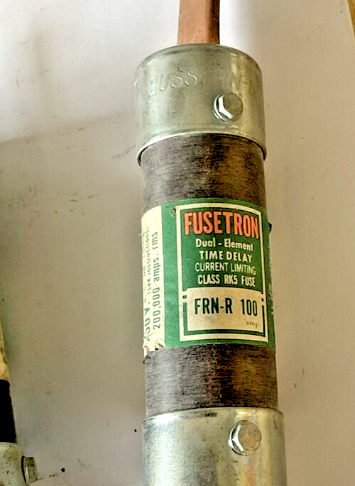 FUSETRON FRN-R100(2) FRN100(3) FUSE 100AMP CLASS RK5 ***LOTOF5**