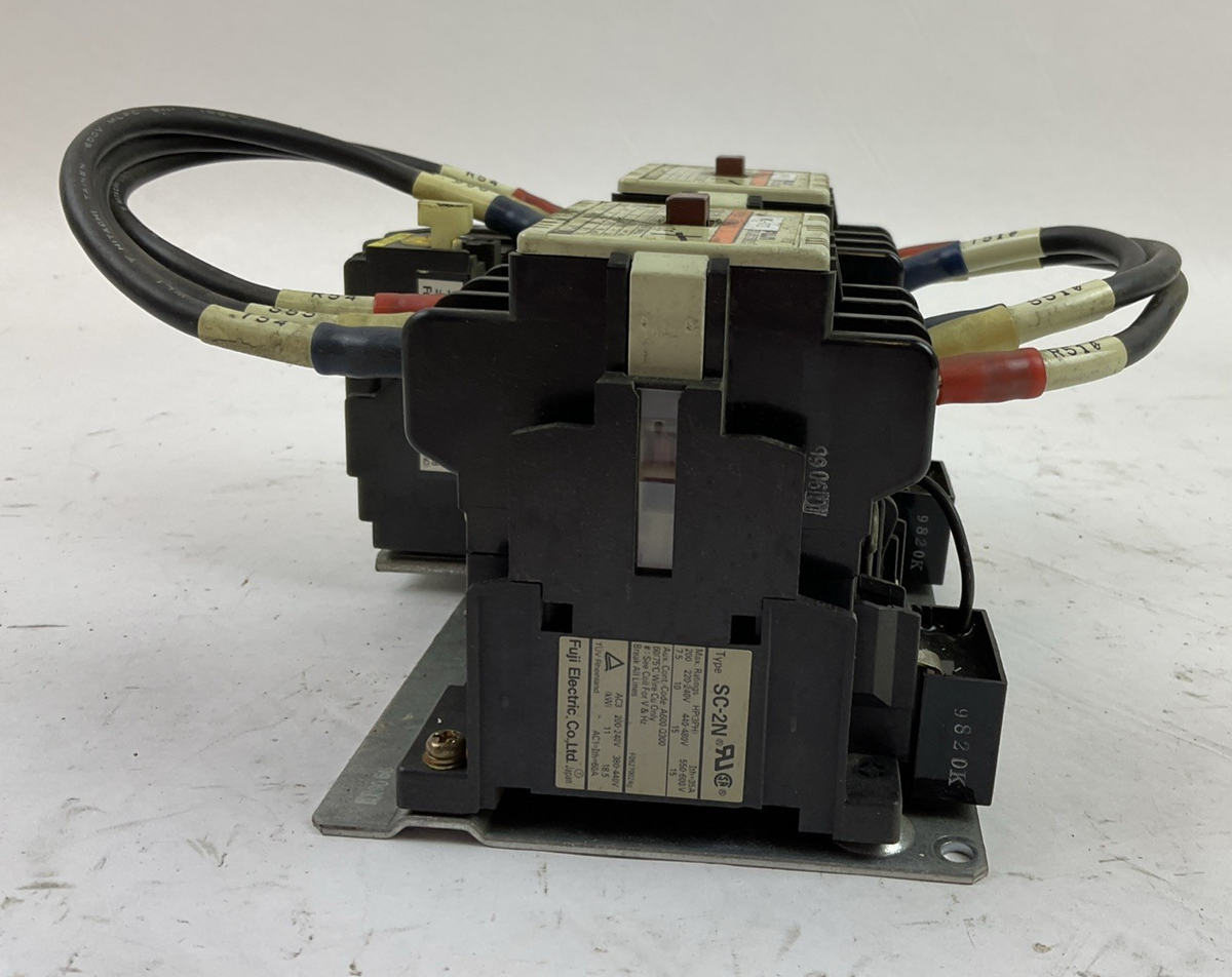 FUJI REVERSING STARTER SC35AA SC-2N 600VAC 3PH 15HP 60AMP THERMAL OVERLOAD RELAY