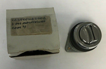 GENERAL ELECTRIC CR2940UB200D 3POS. SELECTOR SWITCH