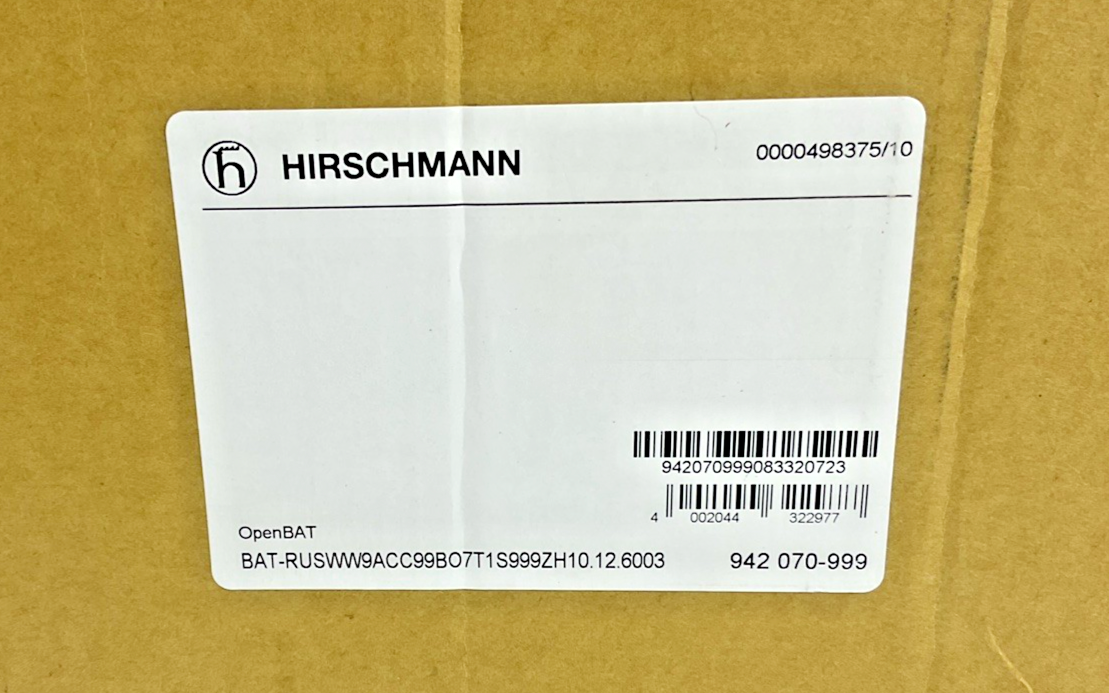 HIRSCHMANN BAT-RUSWW9ACC99BO7T1S999ZH10.126003 NETWORK MODULE