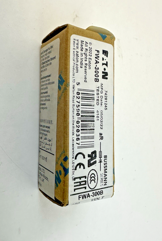 EATON BUSSMANN SERIES FWA-300B SEMICONDUCTOR FUSE 150V 300A