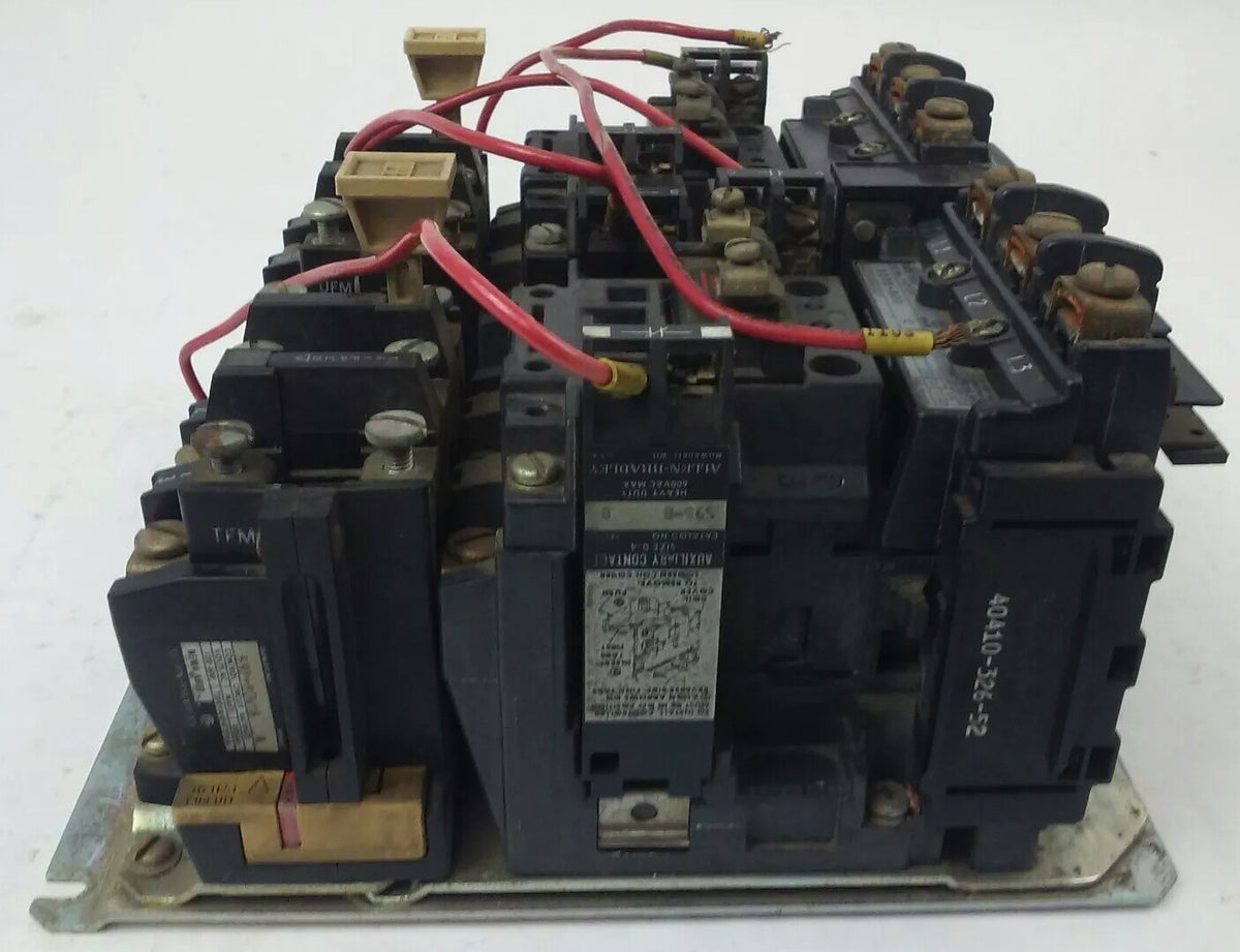 ALLEN BRADLEY, 520E-BOD , SER. C, STARTER, SIZE 1, 600V, 27A, 3PH, 120V COIL 3PH