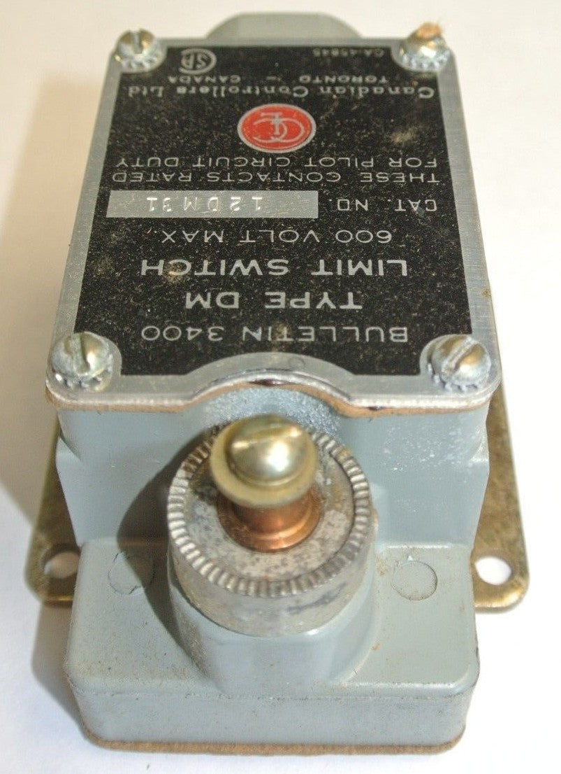 CLARK / AO SMITH 12DM31 LIMIT SWITCH - DUST- & OIL-TIGHT 600VAC - NEW SURPLUS