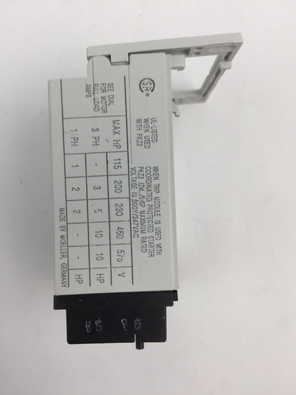 EATON MOELLER ZM-16-PKZ2 MOTOR PROTECTION TRIP BLOCK 10-16A 130-220A