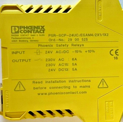 PHOENIX CONTACT PSR-SCP-24UC/ESAM4/2X1/1X2 RELAY 24VAC/VDC