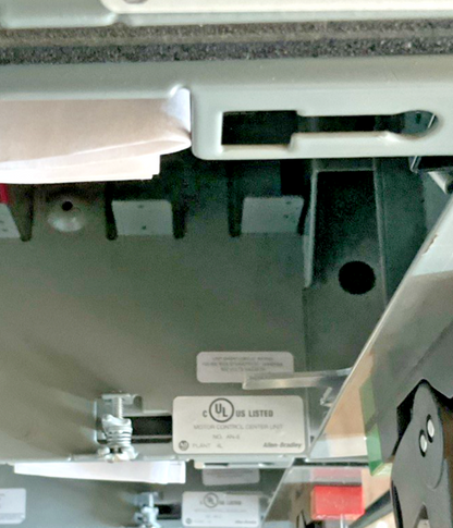 ALLEN BRADLEY BUL. 2100 650142274/100 MCC SIZE1 TYPE 12 ENCLOSURE 6:12"BUCKETS