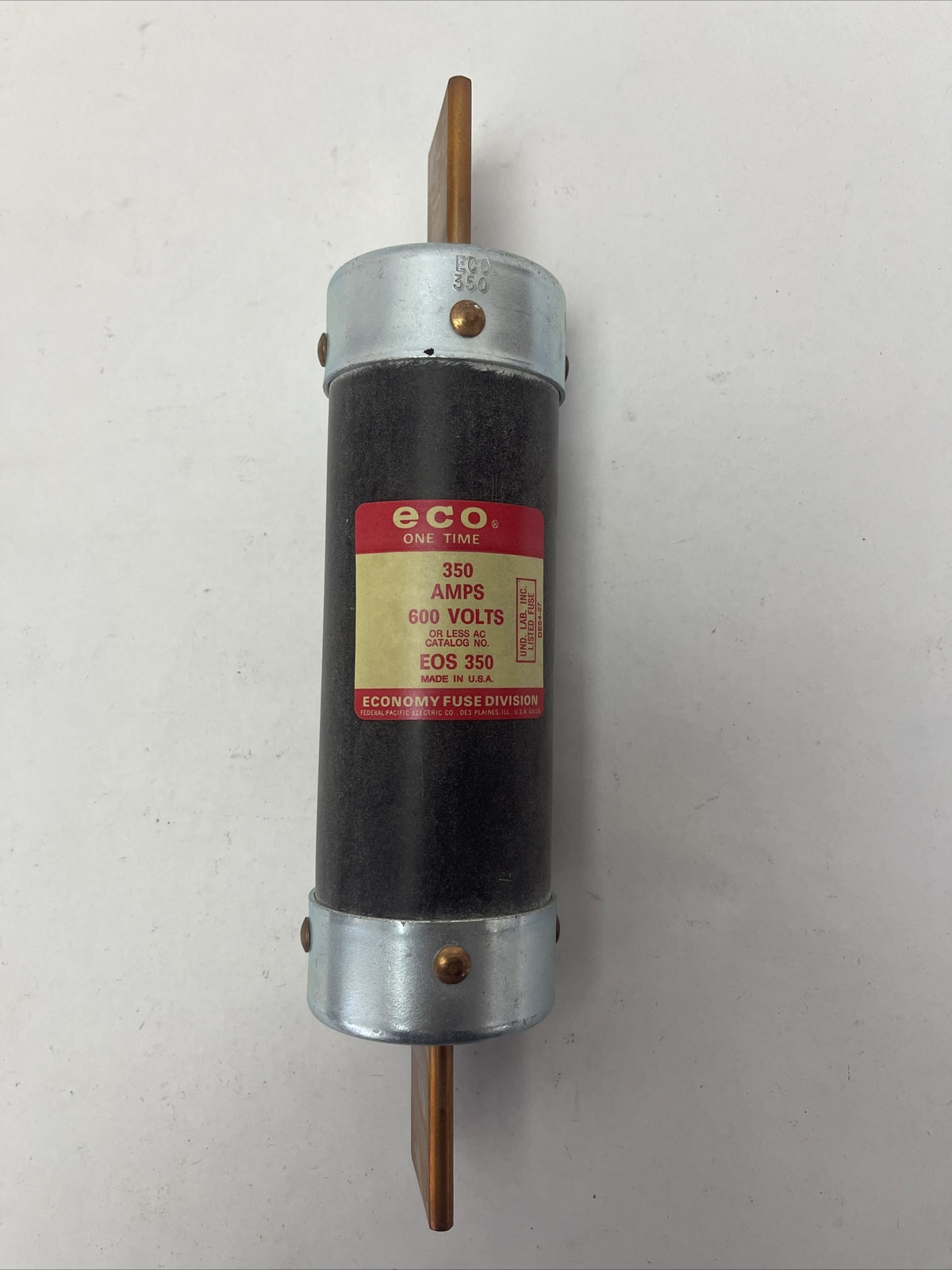 ECONOMY EOS350 ECO ONE TIME FUSE 350AMP 600VAC