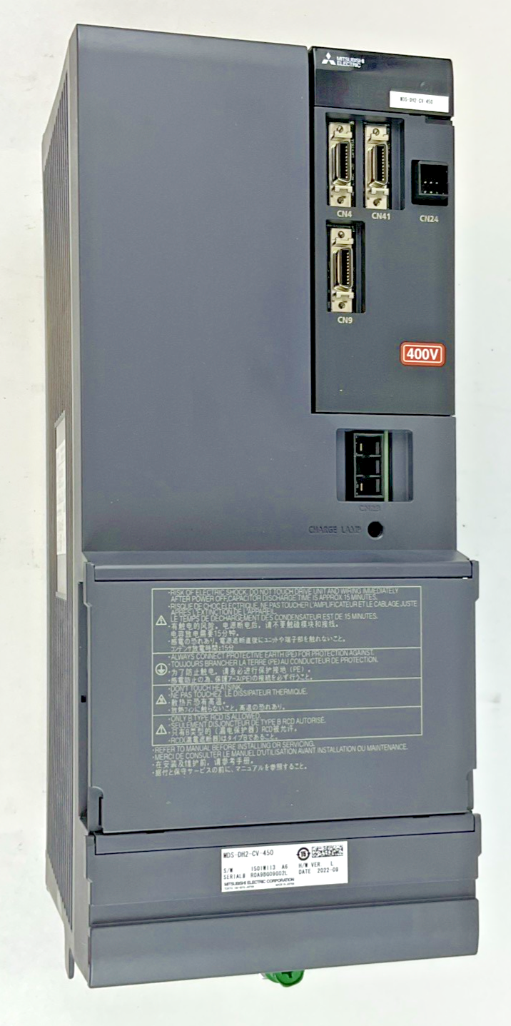 MITSUBISHI MDS-DH2-CV-450 SERVO DRIVE 37KW 85A 50-60HZ H/W VER.L 648V
