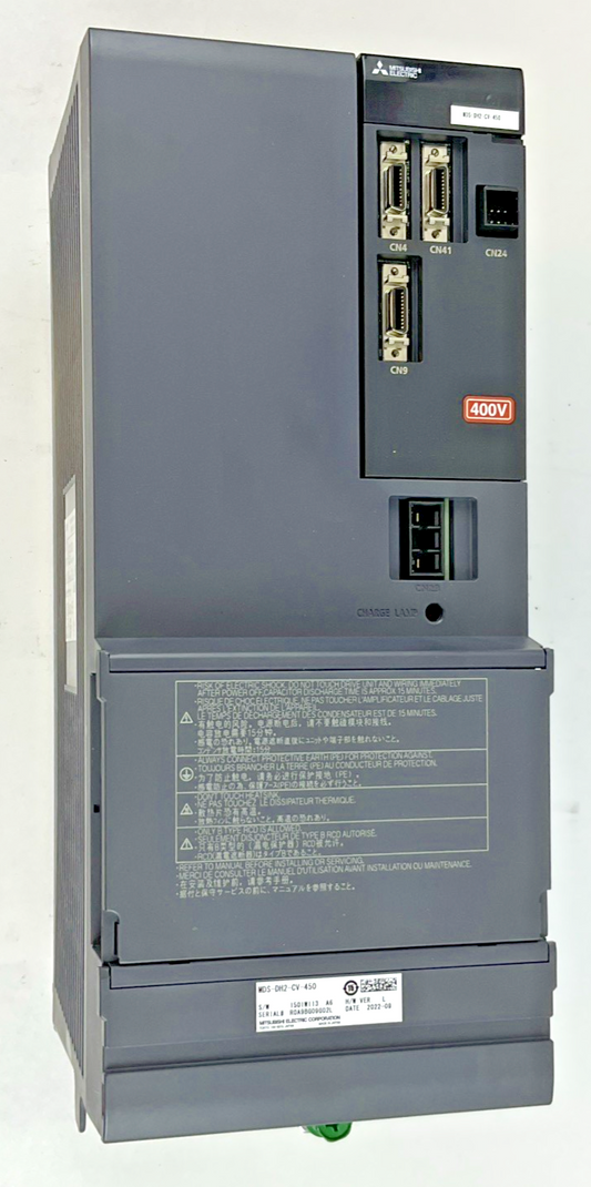 MITSUBISHI MDS-DH2-CV-450 SERVO DRIVE 37KW 85A 50-60HZ H/W VER.L 648V