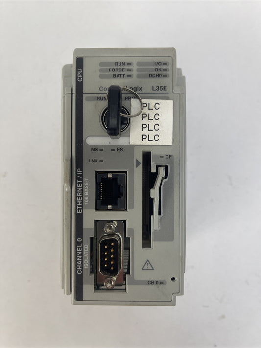 ALLEN BRADLEY 1769-L35E COMPACT LOGIX 1.5MB CONTROLLER SER A 24VDC 0.09A