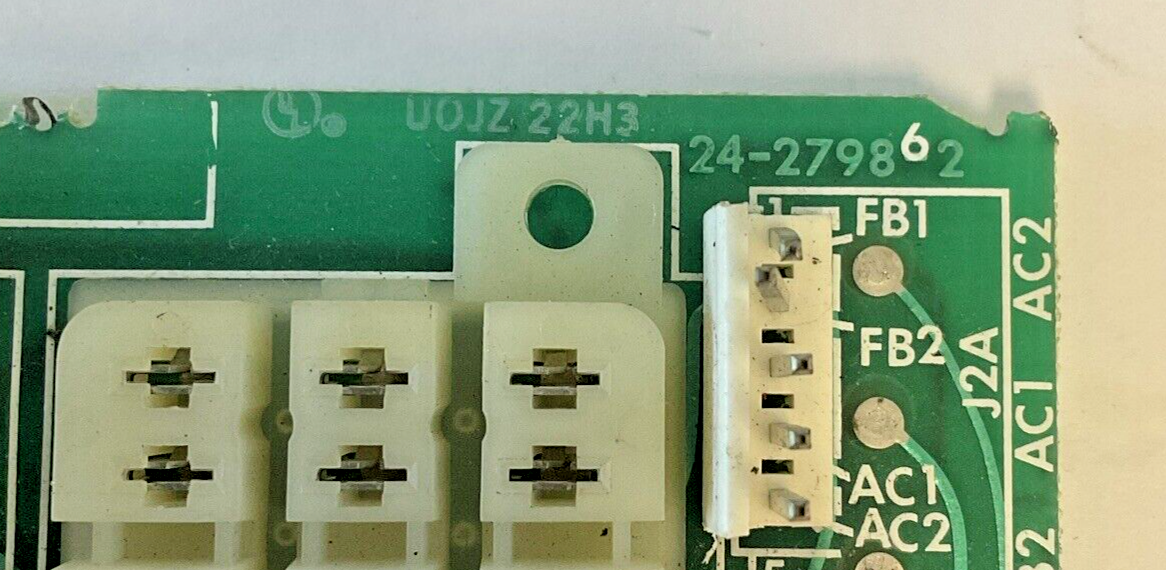 JOHNSON CONTROLS 27-2619-6 /79 REV-D1 RTB-102 M8313 CONTROL BOARD 24-279862