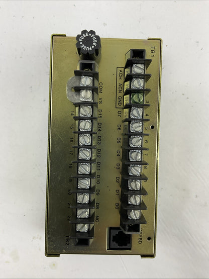 ALLEN BRADLEY 2706-C21J8A1 SER D REV B DATALINER DISPLAY 110/120VAC