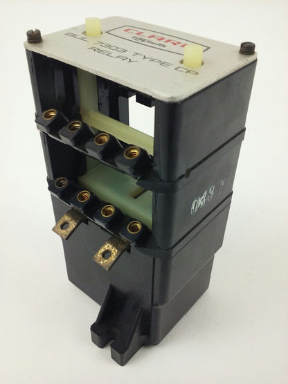 CLARK, CP8, BULLENTIN 7303, TYPE CP RELAY, 8P BASE, 300V,10A,NEW,MISSING SCREWS!