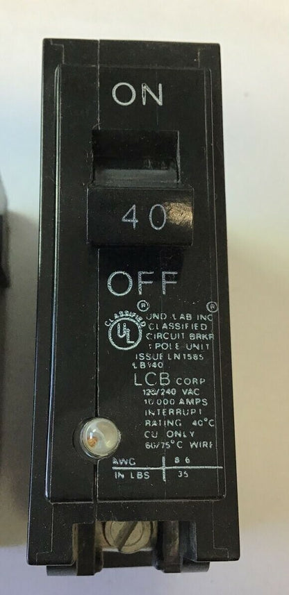 LCB CORP.  CIRCUIT BREAKER LB140 120/240VAC ***LOTOF3***