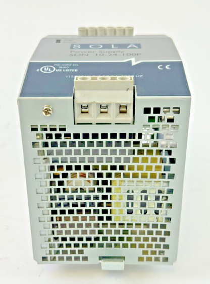 EMERSON SOLA  SDN 10-24-100P  POWER SUPPLY  115/230VAC 50/60HZ 5.0/2.0 A