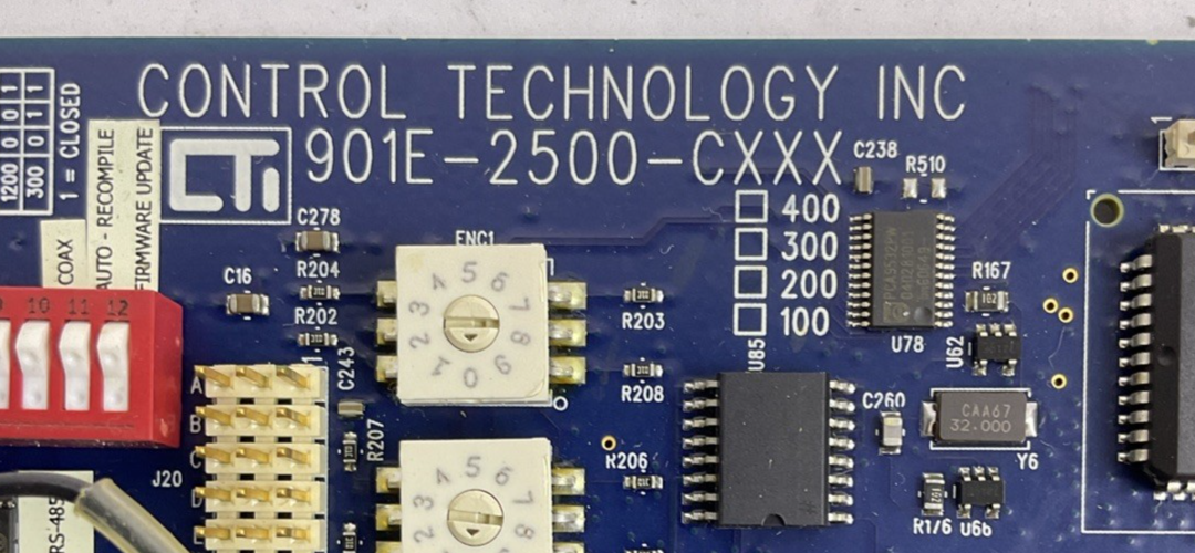 CTI 2500-C200 PROCESSOR BOARD CONTROL TECHNOLOGY 901E-2500-CXXX