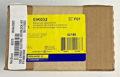 SQUARE D EIK032 INTERLOCK KIT SER.F01
