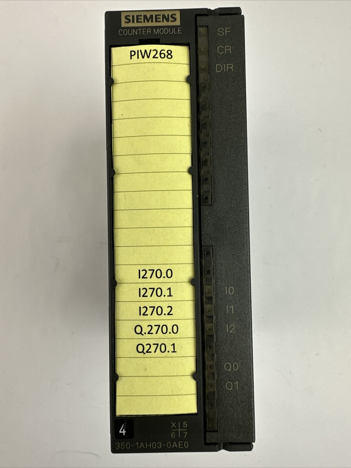SIEMENS 1P 6ES7 350-1AH03-0AE0 COUNTER MODULE OUTPUT 24VDC 0.5A