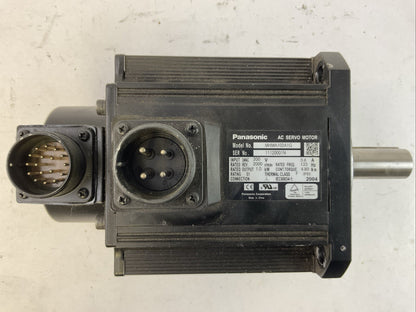 PANASONIC AC SERVO MOTOR MHMA102A1G REV 2000 R/MIN INPUT 200VAC OUTPUT 1.0 kW
