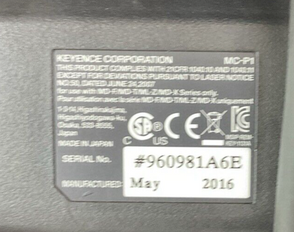 KEYENCE MC-P1 HMI TOUCH SCREEN