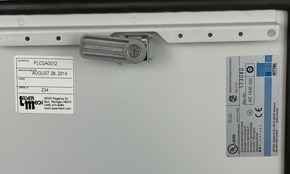 LASER MECH PLCSA0012 FIBER CUT DEVICE NET CONTROLLER *MISSING FRONT COVER KEY*