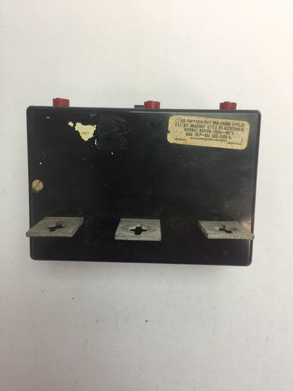WESTINGHOUSE HKA3100T 100A TRIP UNIT 3POLE MAG TRIP-ADJ 500-1000A