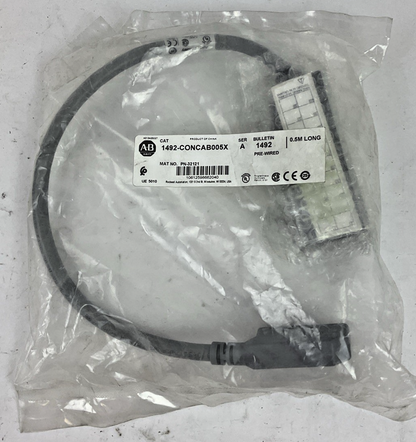 ALLEN BRADLEY 1492-CONCAB005X CONVERSION CABLE SER.A 0.5M