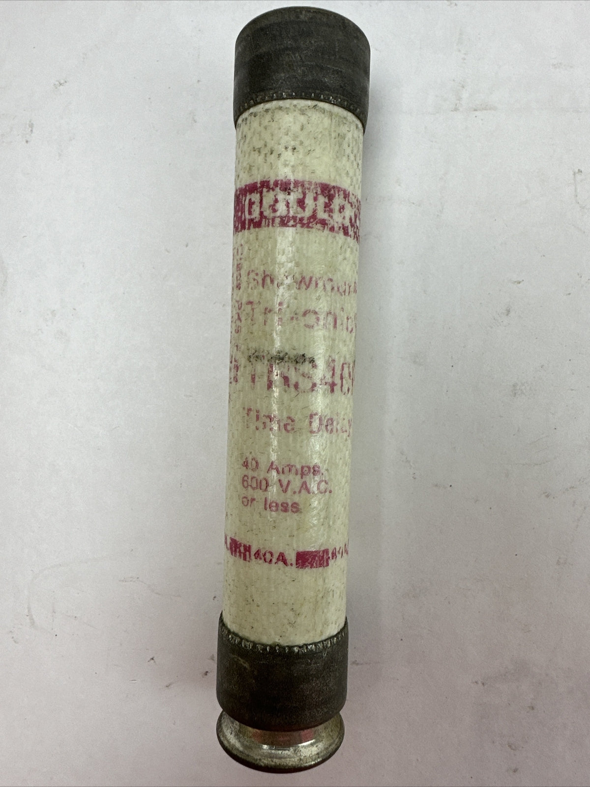 GOULD SHAWMUT TRS40R TIME DELAY FUSE 40AMP 600VAC (LOT OF 5)