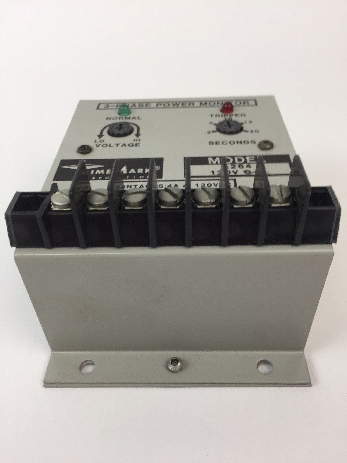 TIME MARK INDUSTRIAL CONTROL A264 3-PHASE POWER MONITOR 120VAC