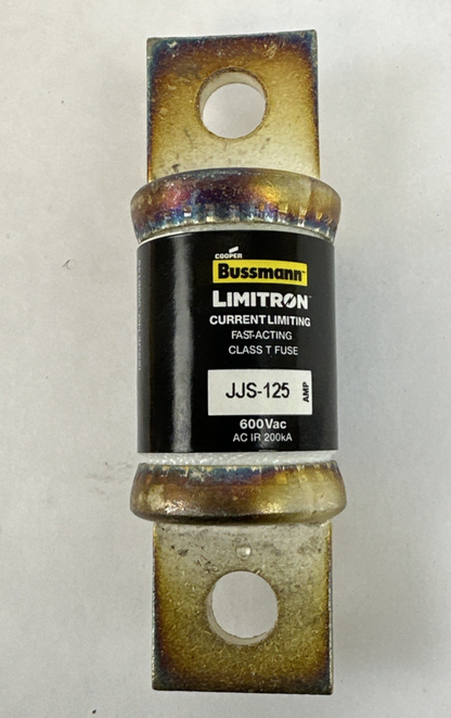Bussmann JJS-125 JJS125 125A 600VAC JJS Limitron TRON Class T FAST ACTING Fuse