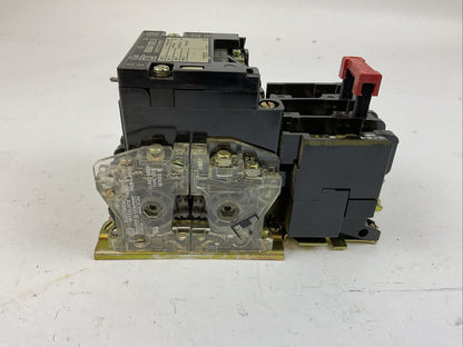 SQUARE D 8536SBG2 SIZE 0 STARTER 600VAC 5HP B14 HEATERS 31041-400-42 COIL 120V