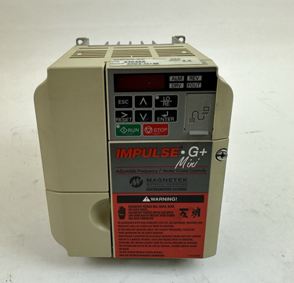 MAGNETEK IMPULSE DRIVE G+ MINI 4003-G+M CIMR-VU4A0004FAA REV A 480V
