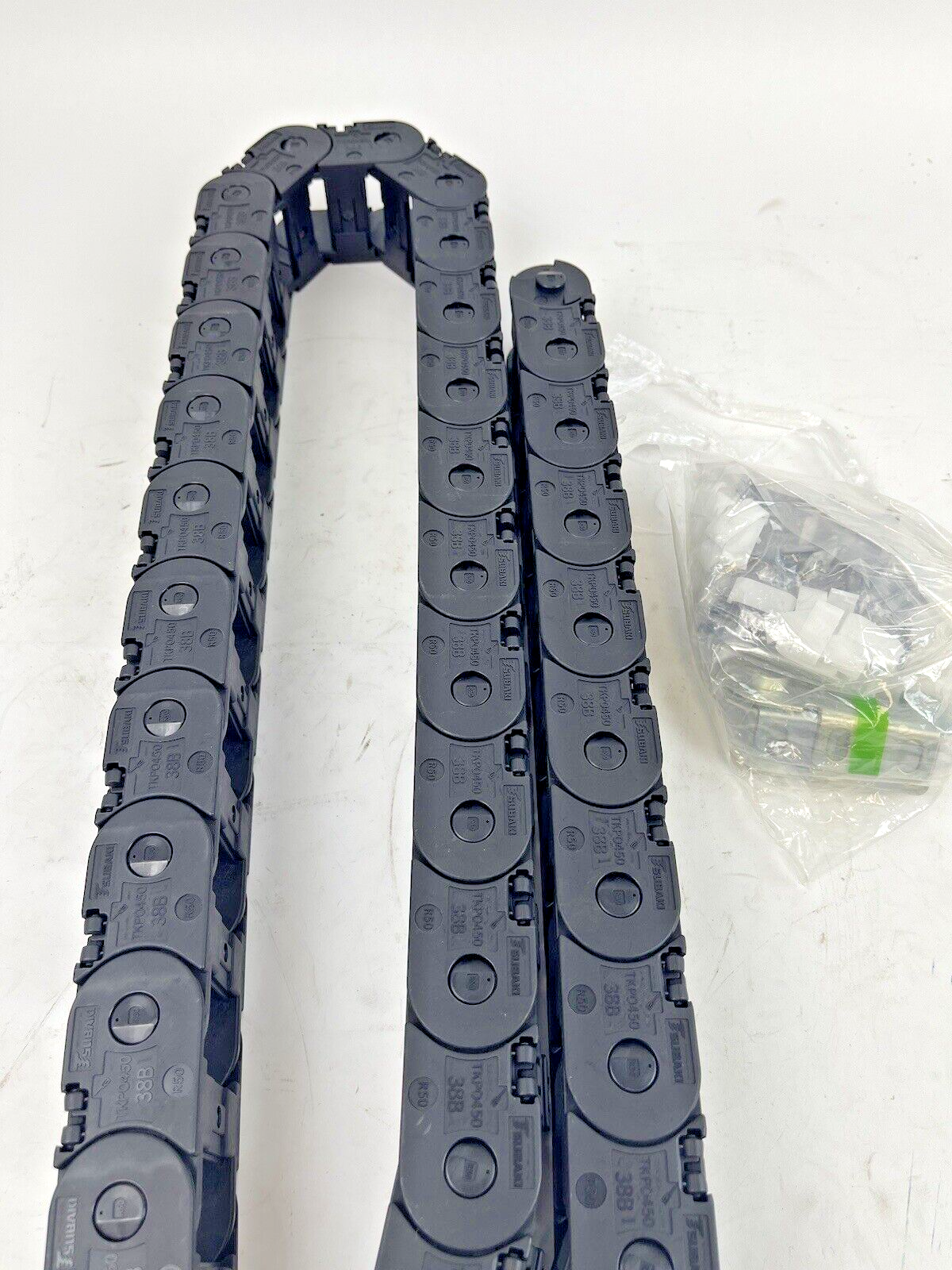 AMADA - C/P CABLE GUARD - 2-1/4"W X 1-1/4"H X 63" L - ARTICULATING CABLE GUARD