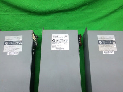 *LOT OF 3* ALLEN BRADLEY 1771-P7 120/220V POWER SUPPLY PLC SER. D