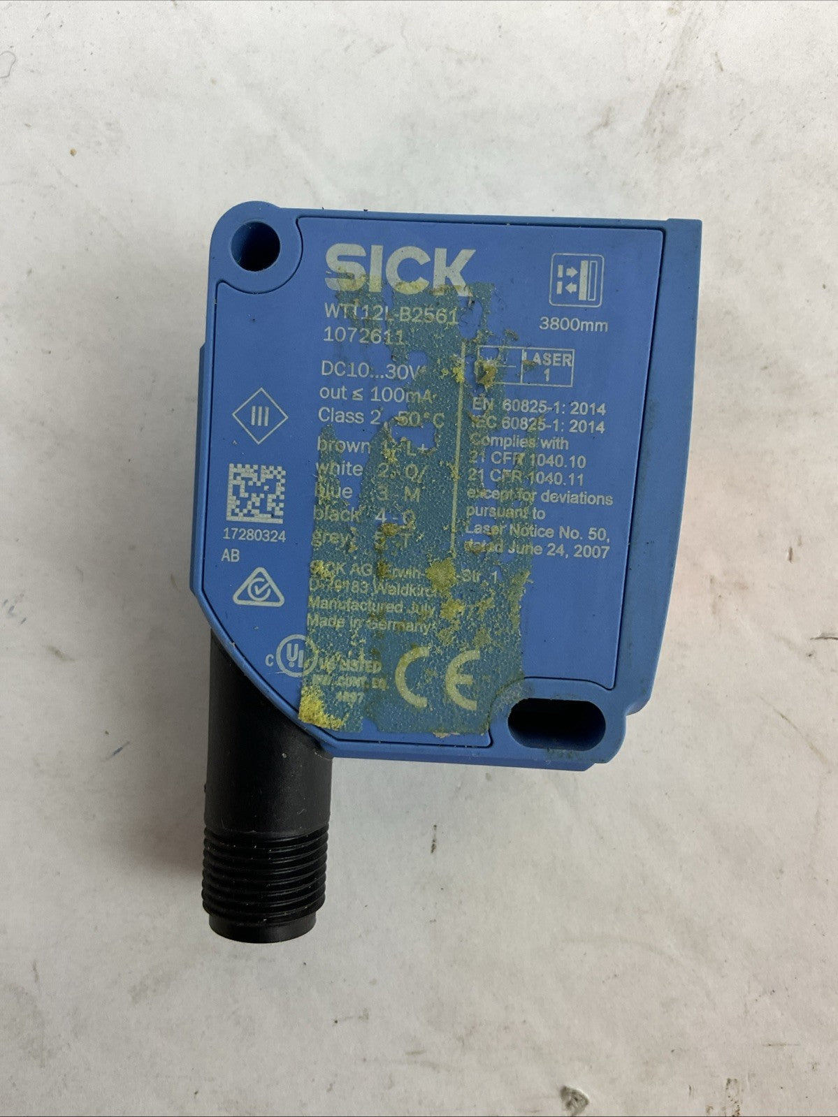 SICK WTT21L-B2561 PHOTOELECTRIC PROXIMITY SENSOR 10...30VDC