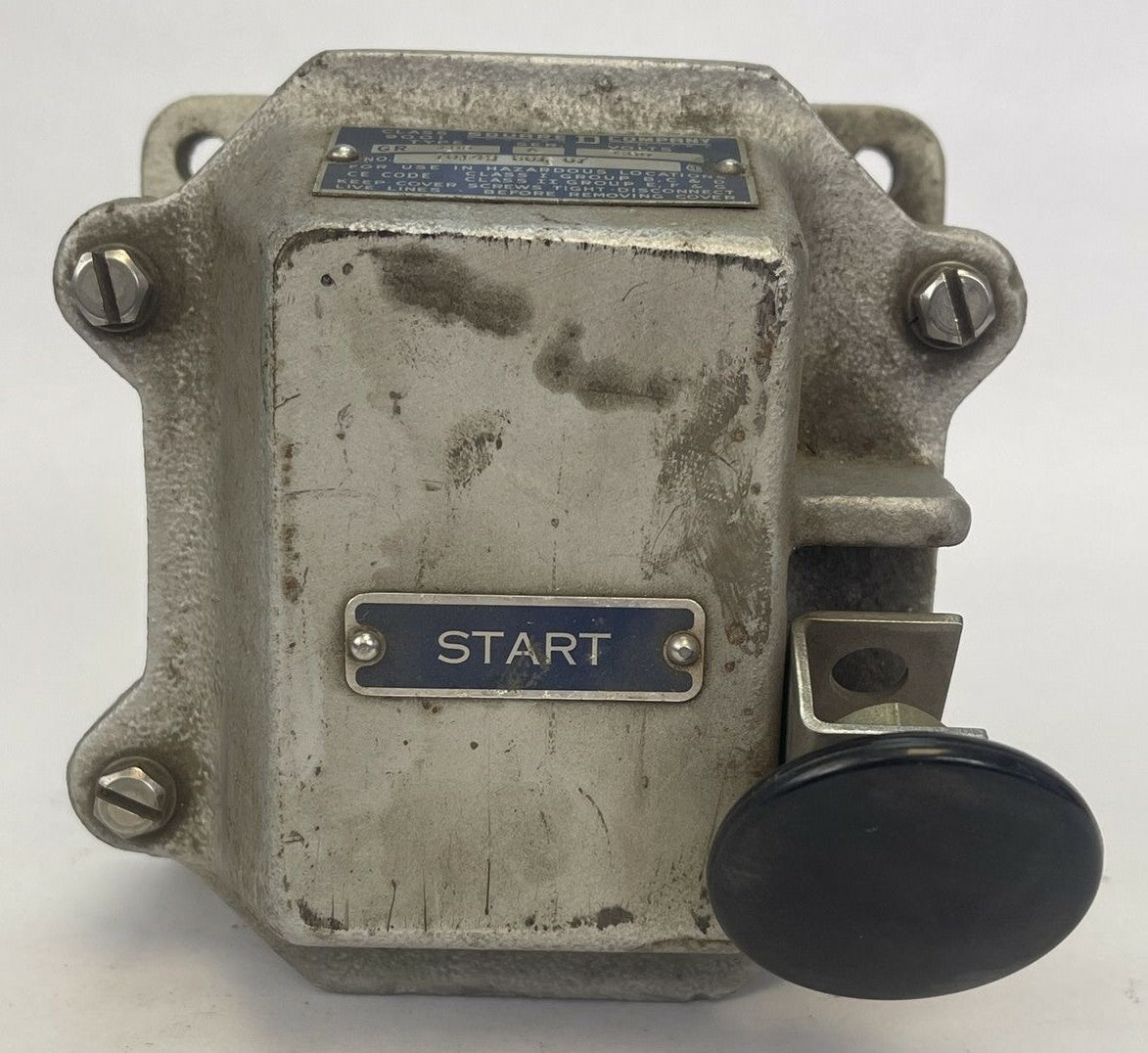 SQUARE D CLASS 9001 TYPE GR108 PUSHBUTTON START STATION SER A 600V